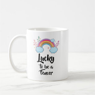 De Café Caneca Esgrimista Sortudo