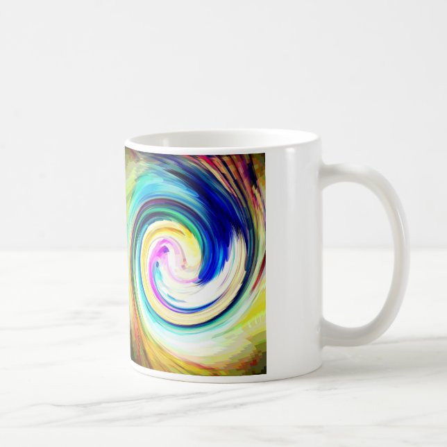 De Café Caneca espiral da cor (Direita)