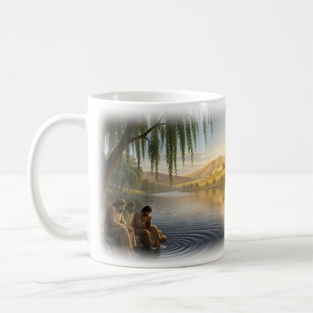 De Café Caneca Espiritual Oração do Exílio do Rio Dourado (Esquerda)