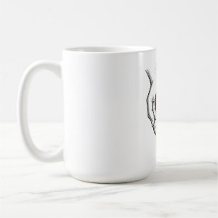 De Café Caneca Estética Coração Sangrando