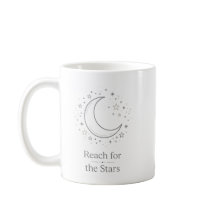 Caneca Estética Lua Alcançar as Estrelas