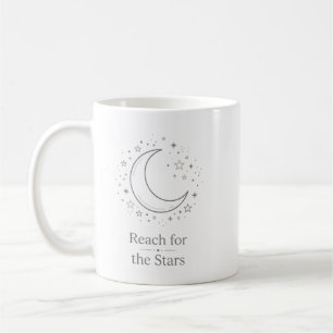 De Café Caneca Estética Lua Alcançar as Estrelas