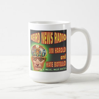 De Café Caneca estranha do logotipo do rádio da notícia
