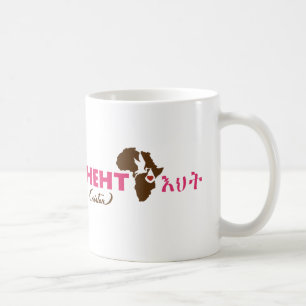 De Café Caneca etíope da adopção da "irmã"