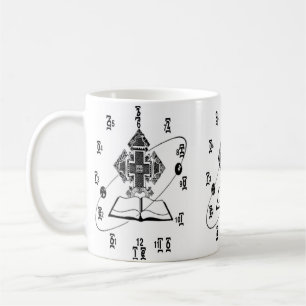 De Café Caneca etíope do design do relógio da horas da