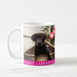De Café Caneca Eu Amo Labradores