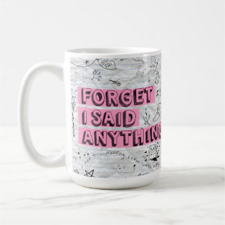 De Café Caneca Eu Disse Algo Esqueci