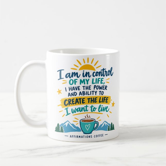 De Café Caneca Eu Estou no Controle da Minha Vida (Esquerda)