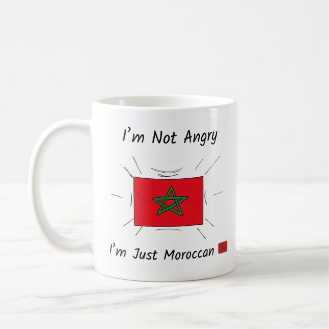 De Café Caneca Eu Não Estou Bravo, Eu Sou Marroquino (Esquerda)