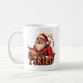 De Café Caneca Eu tentei Papai Noel