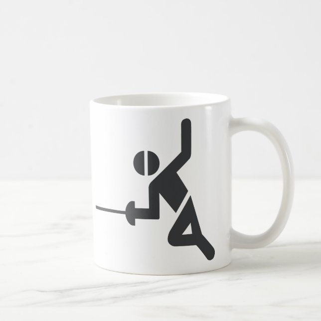 De Café Caneca extravagante com cerco do símbolo (Direita)