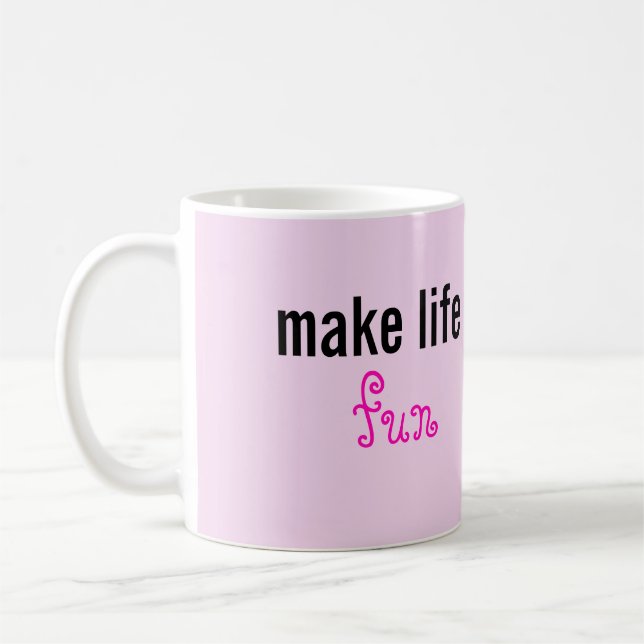 De Café Caneca Faça a Vida Divertida (Esquerda)