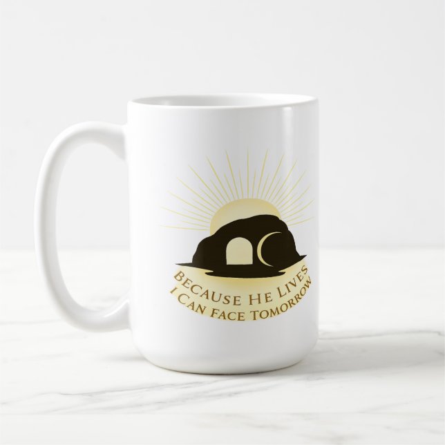 De Café Caneca Faith Sunrise Easter 2026 — Presente Cristã (Esquerda)
