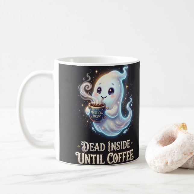 De Café Caneca Fantasma com Poção Mística (Com Donut)
