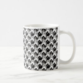 De Café Caneca farpada da multidão do Collie