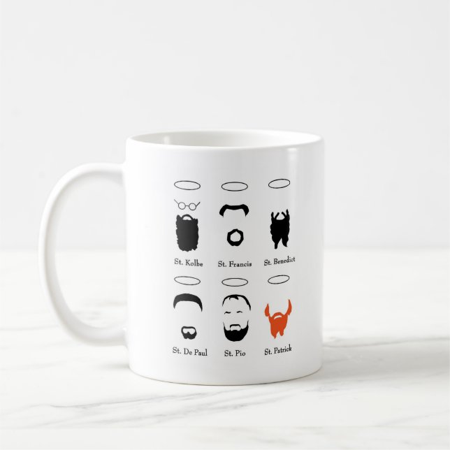 De Café Caneca farpada dos santos (Esquerda)
