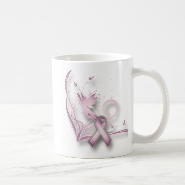 De Café Caneca feericamente do cancro da mama (Direita)