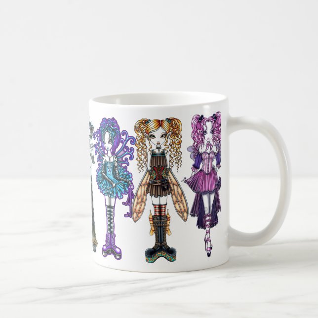 De Café Caneca feericamente gótico bonito da arte (Direita)