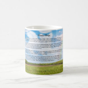 De Café Caneca feita sob encomenda da ponte do arco-íris,