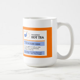 De Café Caneca feita sob encomenda do chá da prescrição
