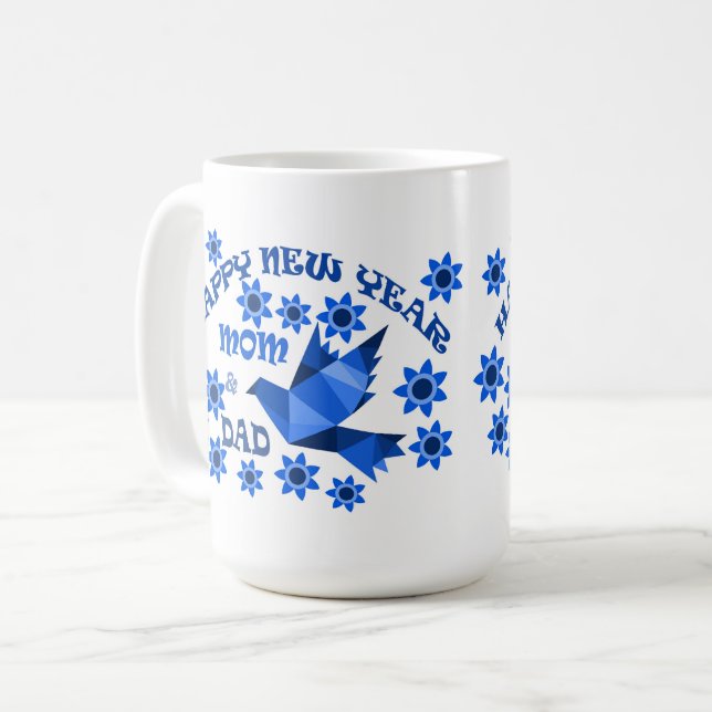 DE CAFÉ CANECA FELIZ ANO NOVO (Frente Esquerda)