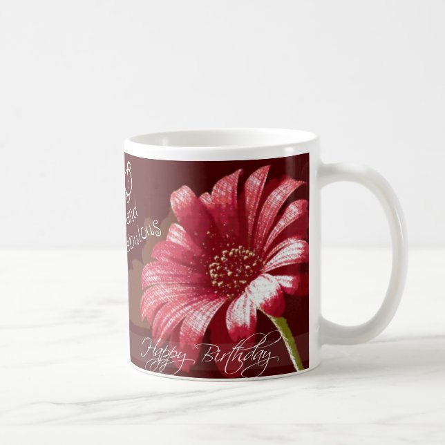 De Café Caneca feliz do aniversário da diva 50th (Direita)