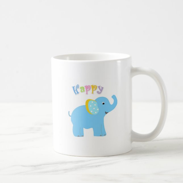 De Café Caneca feliz do elefante (Direita)