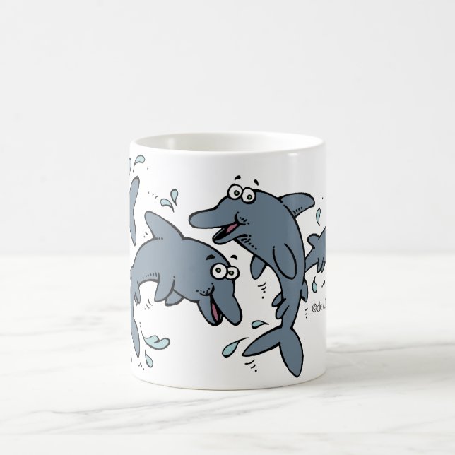 De Café Caneca feliz do golfinho (Centro)