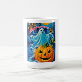 De Café Caneca Feliz Halloween Fantasma Assustador & Abóbo