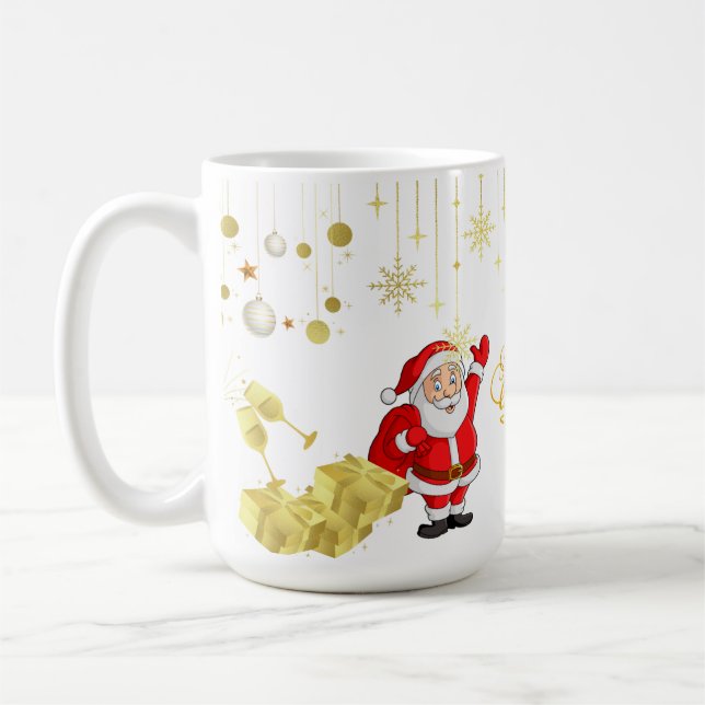 De Café Caneca Feliz Natal & Ano Novo (Esquerda)