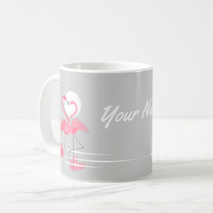 De Café Caneca Flamingo Love Name