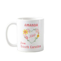 Caneca Flor Personalizada