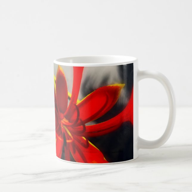 De Café Caneca Flor Poinciana Real (Direita)