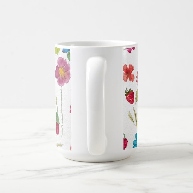 De Café Caneca floral (Alça)