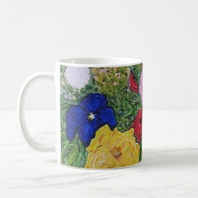 De Café Caneca floral (Esquerda)