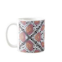 Caneca floral elegante  