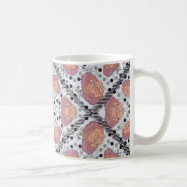 De Café Caneca floral elegante  