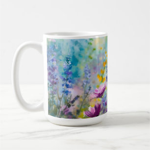 De Café Caneca Floral Exuberante