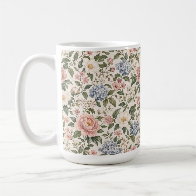 De Café Caneca Floral Jardim Botânico (Esquerda)
