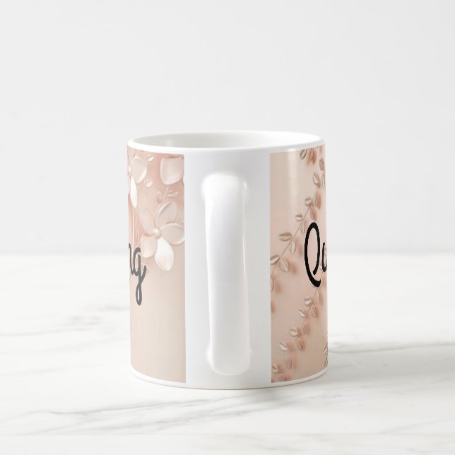 De Café Caneca Floral Linda ! (Alça)