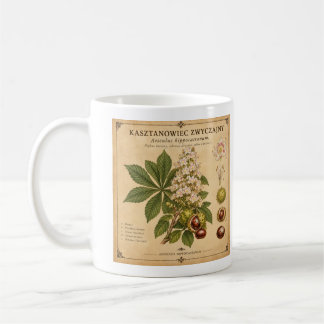 De Café Caneca floral para outono.