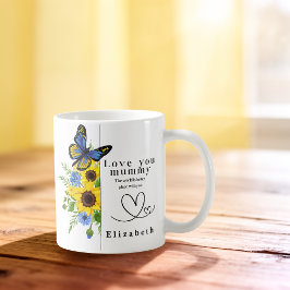 De Café Caneca Floral Personalizada Ama-te Mamãe