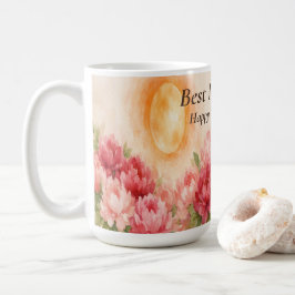 De Café Caneca Floral Personalizada Melhor Mãe do Mundo Di