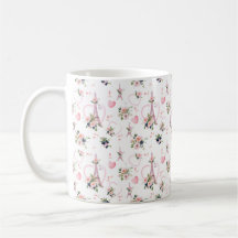 Caneca Floral Rosa Minimizada