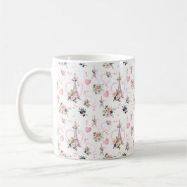 De Café Caneca Floral Rosa Minimizada