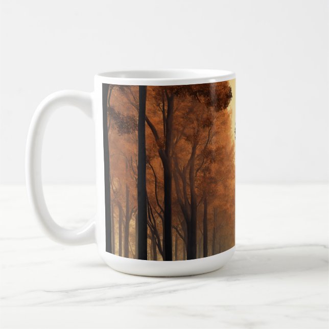 De Café Caneca Floresta Árvore Natureza (Esquerda)