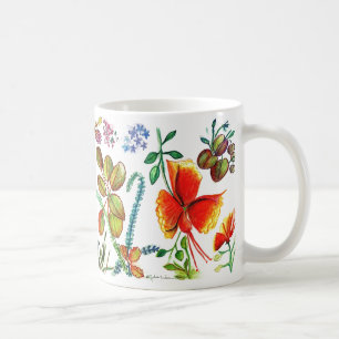 De Café Caneca Flower-58