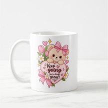 Caneca Fofa com Pequena motivação