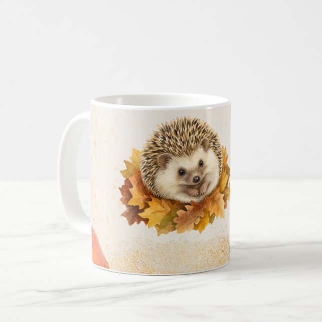 De Café Caneca fofa para outono.  (Frente Esquerda)
