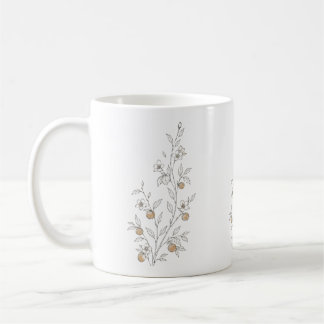 De Café Caneca Folhas e Frutas
